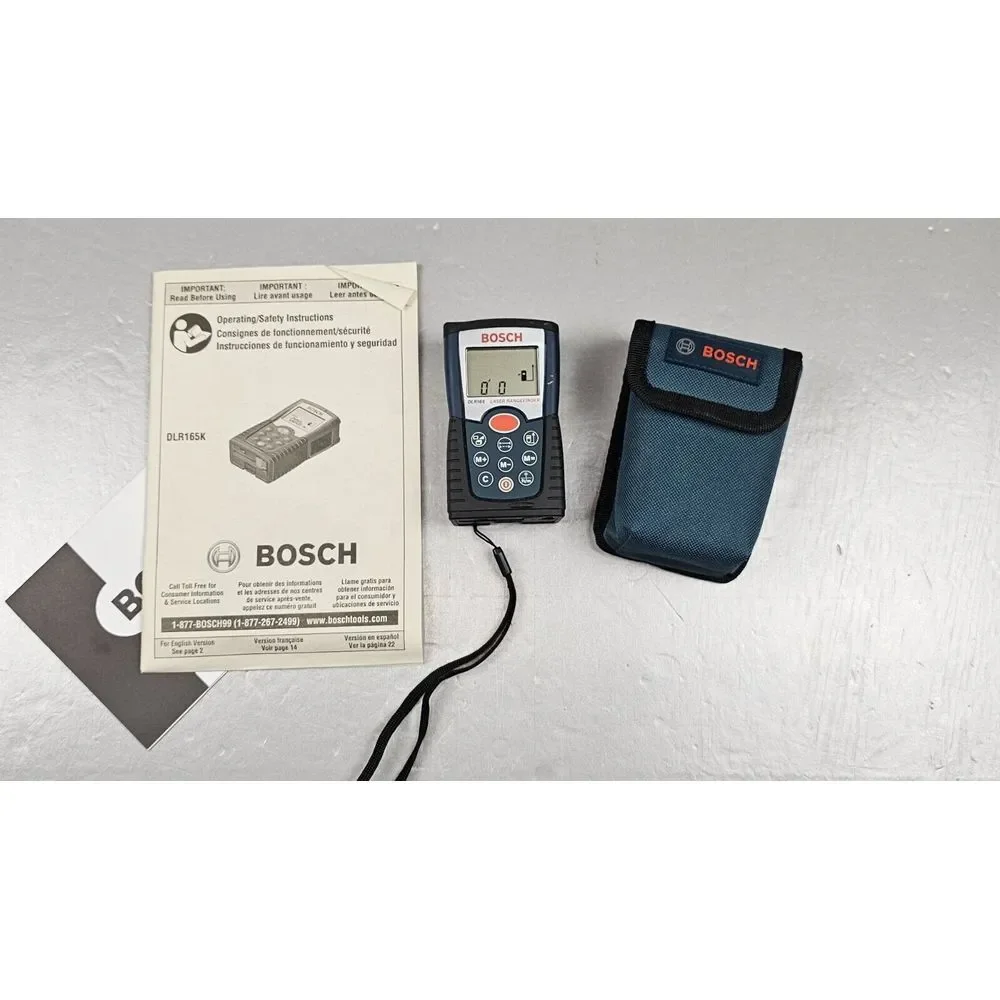 Bosch Digital Laser Rangefinder DLR165K.‎ Tested Working.